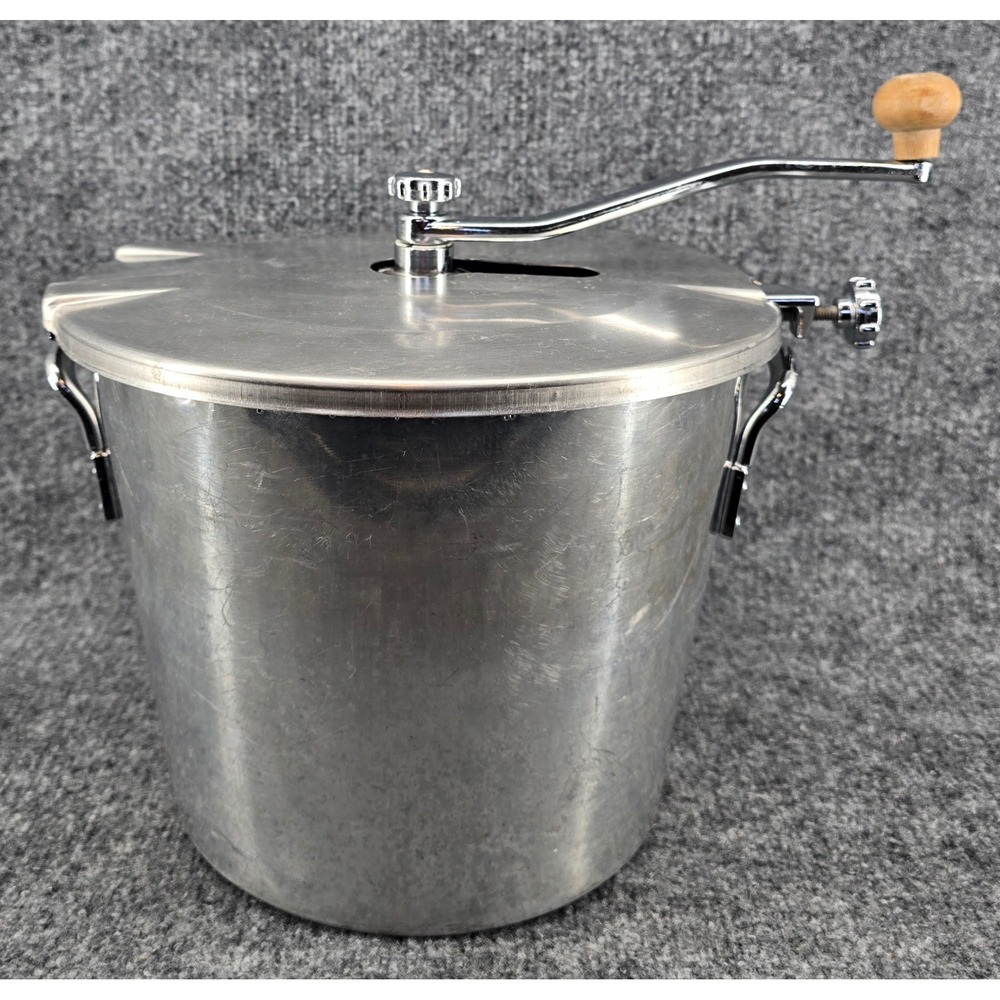 Vintage CamCo Dough Mixer Hand Crank Manual Bread Maker Aluminum 2-8 Loaves MCM